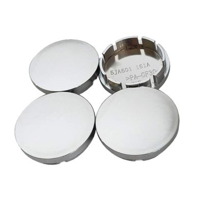 TZCX 4 Pcs/Set Black/Silver 56mm Car Wheel Center for Rim ABS Caps Car Wheel for Rim Center Hubcap Vehicle