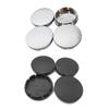 TZCX 4 Pcs/Set Black/Silver 56mm Car Wheel Center for Rim ABS Caps Car Wheel for Rim Center Hubcap Vehicle view 3