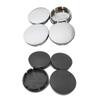 TZCX 4 Pcs/Set Black/Silver 56mm Car Wheel Center for Rim ABS Caps Car Wheel for Rim Center Hubcap Vehicle view 4