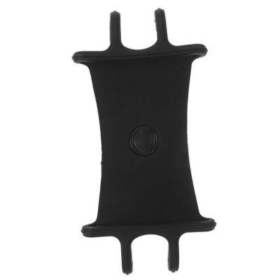 CHICAMPERA 1pc Rotating Silicone Phone Holder for Phone Bracket Compatible Smartphones Fit for Handlebars Easy Vertical and Horizontal Viewing