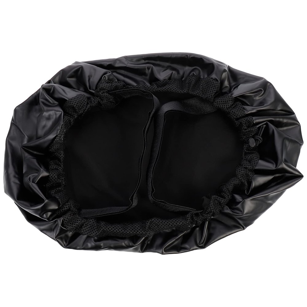 Waterproof Motorcycle Seat Cover Black Elastic Silk Polyester Protector