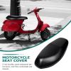 Waterproof Motorcycle Seat Cover Black Elastic Silk Polyester Protector view 3
