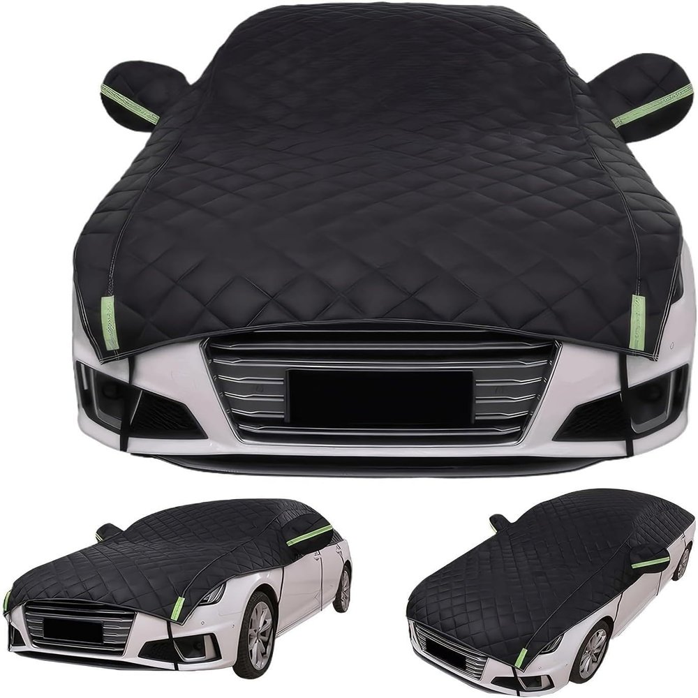 Hail Protector Car Cover Compatible with Mazda RX-7, 5 Layers Thicken Hail Blankets, Car Covers for Automobiles All Weather Waterproof Sun Protection