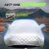 Hail Protector Car Cover Compatible with Cadillac CTS (2015-2019), 2025 Upgraded Hail Protection Padded, Half Car Cover Outdoor with Cotton, All Weather Waterproof Hailproof view 2