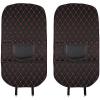 RVQWXDMR Car Seat Back Anti-Kick Protector Mats for Acura MDX 2001-2024, Waterproof Non-Slip Shock Absorbent Organizer, Scratch-Proof Back Seat Protectors, Keep Seats Clean,A/Black-Red view 2