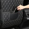 RVQWXDMR Car Seat Back Anti-Kick Protector Mats for Acura MDX 2001-2024, Waterproof Non-Slip Shock Absorbent Organizer, Scratch-Proof Back Seat Protectors, Keep Seats Clean, D/Red view 4