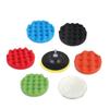BESTOYARD 7PCS Buffing Sponge Polishing Pad Self Adhesive Discs for Car Waxing Polishing Sealing Includes Polisher Grip Backing Plate Buffing Sponge Pads view 1