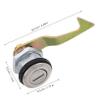 TIDTALEO Robust Metal Motorcycle Tail Box Lock Theft Prevention for Electric Scooters Bikes view 2
