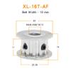 Bearings Replacement XL-15T/16T Timing Pulley Bore Size 5/6/6.35/8/10/12 mm, Aluminium Alloy Belt Pulley 5.08mm AF Shape for Width 10mm XL Timing Belt(6.35 mm,XL-16T-Width 11 mm) view 4