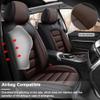 AFUNTIO for Subaru Crosstrek 2016-2024 Seat Covers,Car Seat Cover Protector,Waterproof Front Car Seat Covers(Luxury-Black&Coffee) view 3
