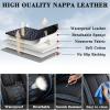 Cscevt Leather Seat Covers for Lexus RZ 450e 2023-2025,Car Seat Covers Front Set,Waterproof Car Seat Protectors with Airbag,Comfort Interior Cover Seats for Cars(Black+Blue,Pillows) view 4