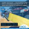 MCC Heavy Duty 2 Pack 72" Yellow Axle Straps with Blue Sleeves view 2