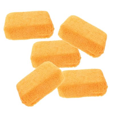 MUELODSIC 5pcs Car Wax Applicator Pads Compact Polishing Pads for Effortless Car Detailing Lightweight Design for Easy Use Anywhere Versatile Cleaning Tool and Household Tasks