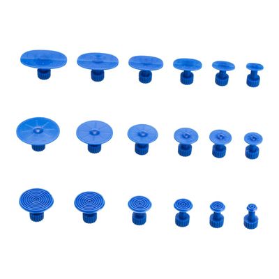 STOBAZA 18pcs DIY Dent Removal Tool Set Paintless Kit Sucker Gasket for Puller Tool