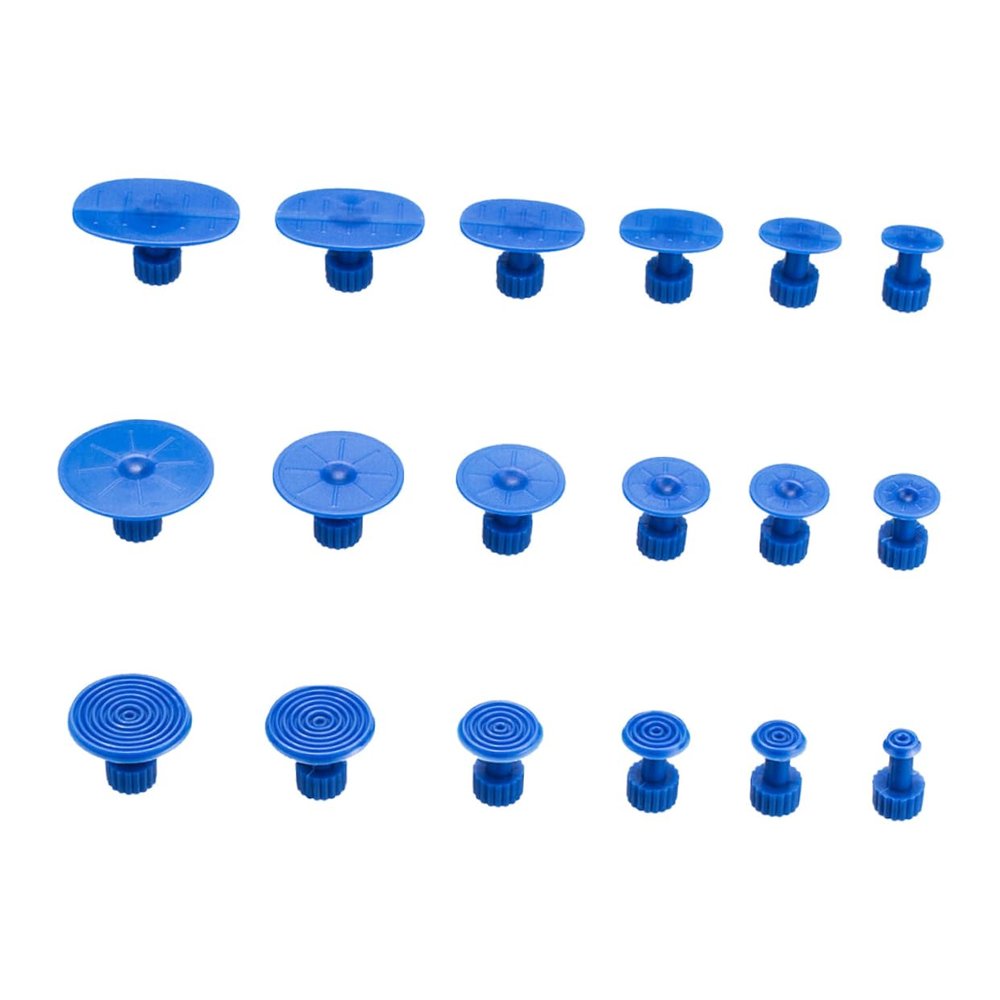 STOBAZA 18pcs DIY Dent Removal Tool Set Paintless Kit Sucker Gasket for Puller Tool