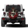 Delerain Queen Spare Tire Cover with Backup Camera Hole Wheel Protectors Sun Protector Waterproof for Trailer RV SUV Truck and Many Vehicle(16 Inch for Diameter 29"-31") view 1
