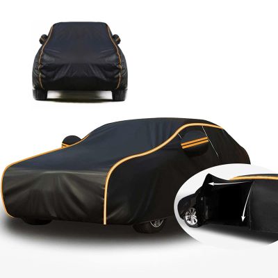 Car Cover Compatible with Mazda CX-5 (2012-2023) Outdoor Waterproof Sun Rain Snow Hail Protection with Driver Door Zipper DY28