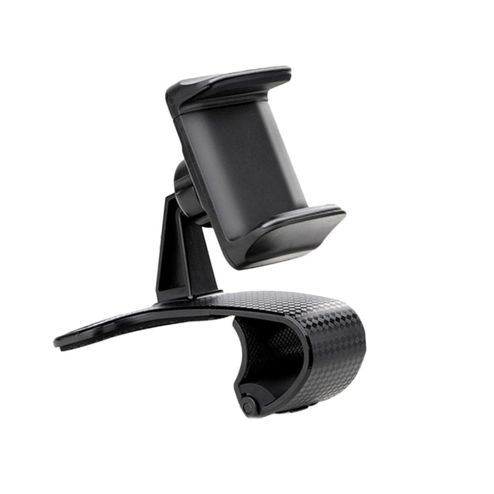 Uonlytech Car Phone Holder Dashboard Mount Rearview Mirror Clip for Safe Navigation Compatible Smartphones Durable Design Easy Installation