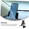 Uonlytech Car Phone Holder Dashboard Mount Rearview Mirror Clip for Safe Navigation Compatible Smartphones Durable Design Easy Installation view 3