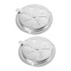 DECHOUS 2pcs Stainless Steel Ventilation Cover Louvered Grille for Rv and Yacht Airflow Control Exhaust view 1