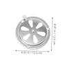 DECHOUS 2pcs Stainless Steel Ventilation Cover Louvered Grille for Rv and Yacht Airflow Control Exhaust view 2