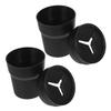 Unomor 2pcs Compact Car Cup Holder Trash Can Durable Vehicle Trash Container Versatile Storage Box for Aesthetic Car Accessories Keeps Your Vehicle Clean and Organized view 1