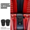 Unomor 2pcs Compact Car Cup Holder Trash Can Durable Vehicle Trash Container Versatile Storage Box for Aesthetic Car Accessories Keeps Your Vehicle Clean and Organized view 3