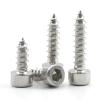 LIUDONGX 10-55pcs Hex Socket Tapping Screws M2 M2.6 M3 M3.5 M4 M5 M6 Stainless Steel Hexagon Socket Self Tapping Screw for Speakers (12mm, M4 30pcs) view 2