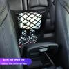 SUNQIQI Car Mesh Organizer for Honda CR-V 1995-2025 RD/RW,Seat Back Net Bag,Barrier of Backseat Pet Kids,Cargo Tissue Purse Holder,Driver Storage Elastic Netting Pouch,A-Big view 4