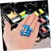 Tofficu 100pcs Standard Automotive Fuse Assortment for Car Truck Rv and Use -Style for Circuit view 4