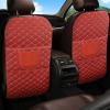 RVQWXDMR Car Seat Back Anti-Kick Protector Mats for GMC Terrain 2010-2025, Waterproof Non-Slip Shock Absorbent Organizer, Scratch-Proof Back Seat Protectors, Keep Seats Clean, D/Red view 1