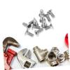 TINEASUR 12pcs Brake Disc Fixed Screws Sturdy Car Brake System Bolts Compatible Sturdy Disc Installation Kit for Reliable Performance view 2