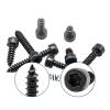 15/50pcs M2 M2.6 M3 M3.5 M4 M5 M6 Hexagon Socket Head Black Hexagon self Tapping Screws(30mm,M4 30pcs) view 2