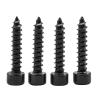 15/50pcs M2 M2.6 M3 M3.5 M4 M5 M6 Hexagon Socket Head Black Hexagon self Tapping Screws(30mm,M4 30pcs) view 4