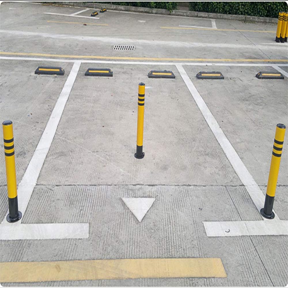 KYTGFH Bollard Post Removable,Driveway Barrier Stop Sign for Garage Parking,Metal Sign Posts Steel Safety Bollard Traffic Pole