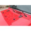 HBZGOXWK Carbon Fiber Exterior Hood Hinge Cover Trim Accessories 07+ Left Right for Jeep for Wrangler 2007-2017 for Wrangler JK 2018 CFEHHCTAFJWJ0 view 3