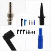 Cabilock 16pcs Car Brake Fluid Exchange Tool Brake Fluid Connector Kit Pump Oil Bleeder for Automotive view 4