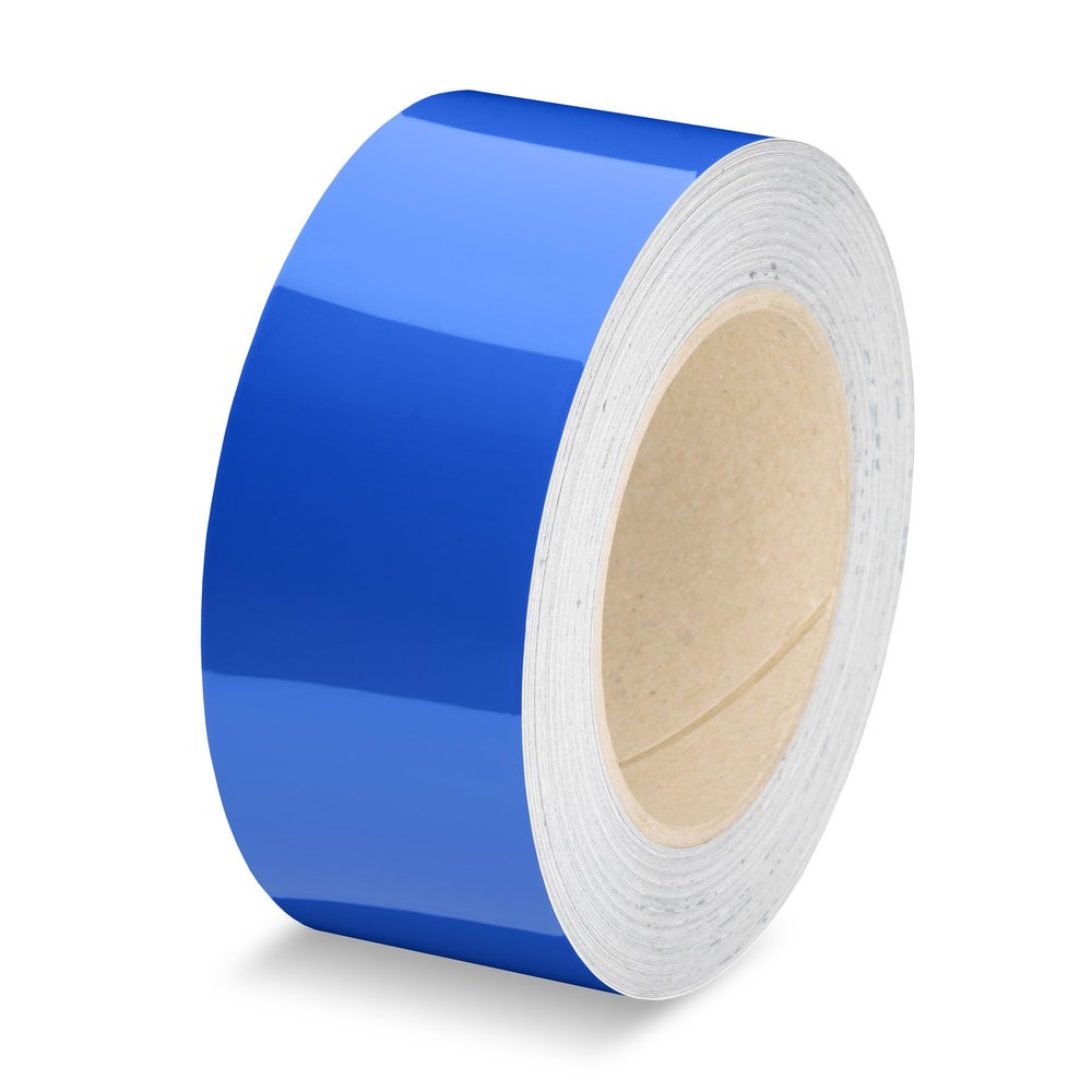 Gloss Intense Blue Racing Stripe Vinyl Wrap Rally Decale Stripe Sticker Cut from Authentic 2080 4 inches x 10 Feet