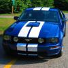 Gloss Intense Blue Racing Stripe Vinyl Wrap Rally Decale Stripe Sticker Cut from Authentic 2080 4 inches x 10 Feet view 4