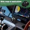 Garneck Car Compass Ball for Dashboard: Adjustible Automotive Compass for Accurate Navigation Portable Compasses Ornament for Vehicles Trucks Boats Road Camping Outdoor Trips view 2