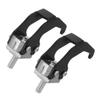 CHILDWEET 2pcs Aluminum Alloy Hook for Motorcycles and Scooters Easy Install Handlebar Accessory for Hanging Bags Front Mount Hook for Electric view 1