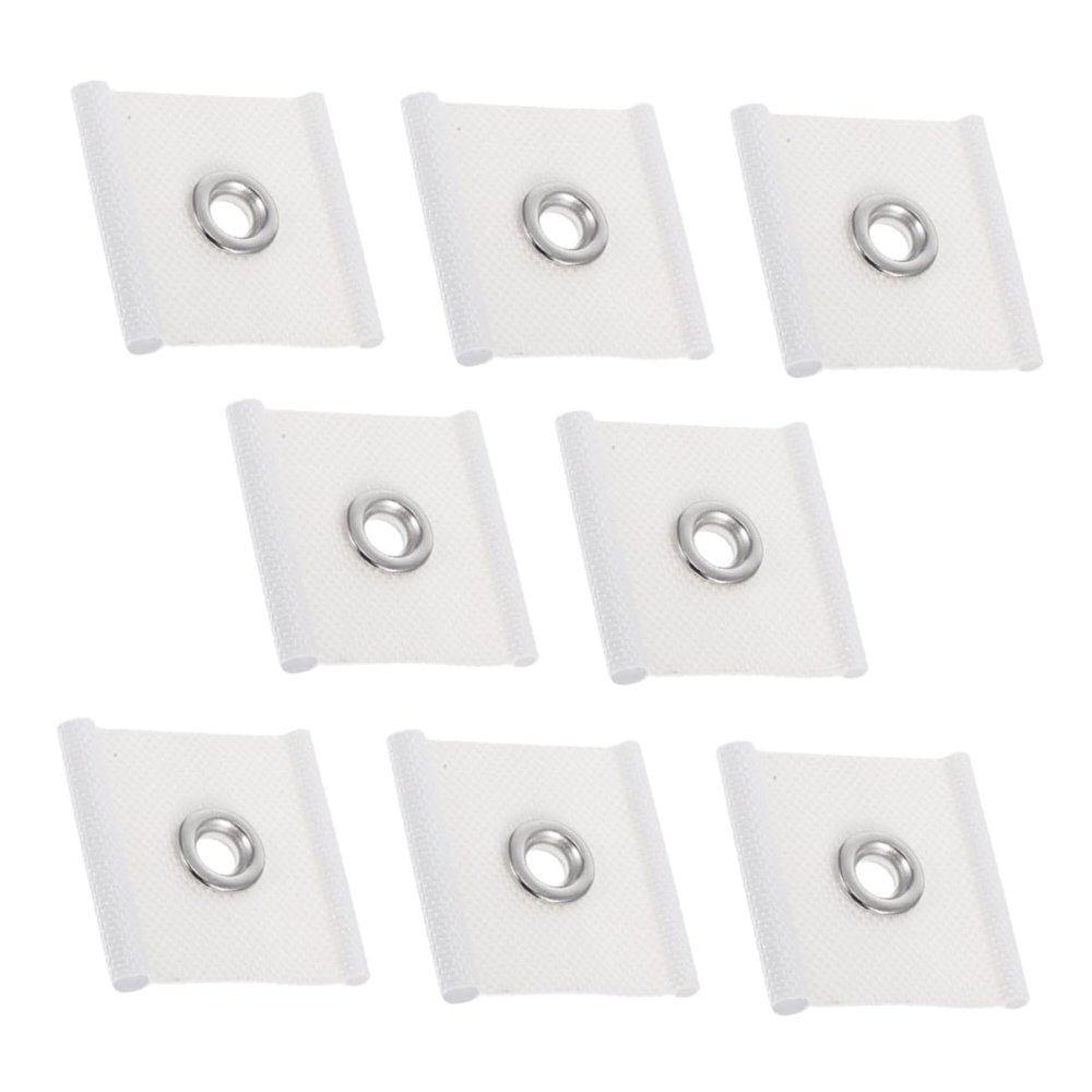 Amosfun 8pcs Rv Awning Eyelets Fasteners PVC Coated Fabric Easy Installation for Piping Rail Lightweight and Compact Rv Accessories for Camping and Outdoor Use