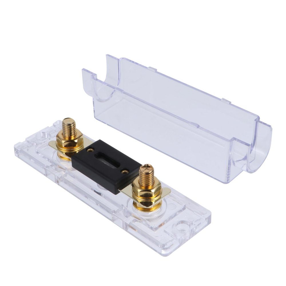 STOBAZA 100a Car Audio Fuse Holder Bolt-type Automotive Fuse Holders Tone Plated High Conductivity