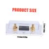 STOBAZA 100a Car Audio Fuse Holder Bolt-type Automotive Fuse Holders Tone Plated High Conductivity view 2