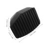 Amosfun 1pair Automotive Brake and Clutch Pedal Rubber Wear-Resistant Foot Pedal Pad for Cars and Motorcycles -Resistant Design Easy Installation Compatible with Various Vehicles view 2