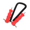 YARNOW Ice Fishing Chisel Orange Neck Strap Portable Tool for Ice Breaking Fishing and Snow Removal Lightweight Handheld Design for Outdoor Activities view 1