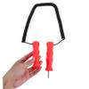 YARNOW Ice Fishing Chisel Orange Neck Strap Portable Tool for Ice Breaking Fishing and Snow Removal Lightweight Handheld Design for Outdoor Activities view 4