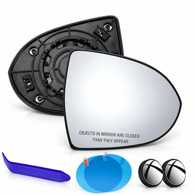 Passenger Side Mirror Glass Compatible with Kia Sportage 2011-2016