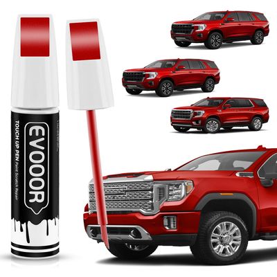 EVOOOR Cardinal Red(G7C/WA130X) Touch Up Paint Compatible with GMC Exact Match 2 in 1 Touch up Paint for Chips and Nicks Repair with 2pcs Disposable Micro Applicators