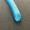 Fuel Line High Pressure Handles Up To 200 PSI 3 Foot Length 3/8 Inch Inner Diameter x 9/16 Inch Outer Diameter Transparent Blue Nylon Interbraid Polyurethane view 2
